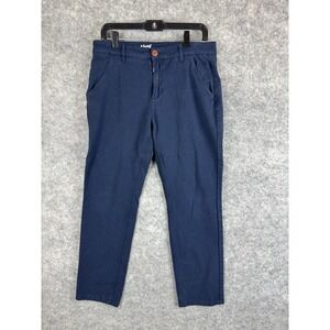 Mugsy Jeans Mens 32x30 Chino 4 Way Stretch Casual Flexible Blue Pants Morgans